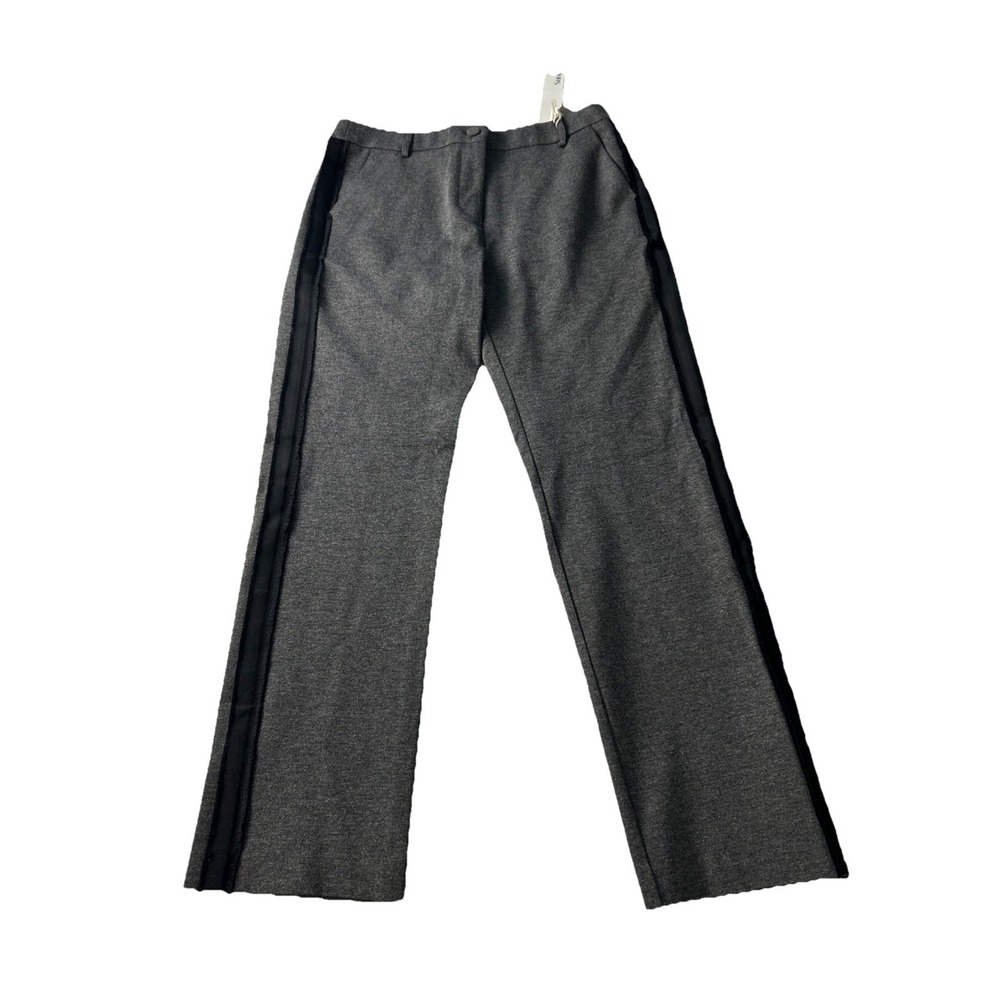 Suoli Women's Trousers 31X28 Grey with black side stripes